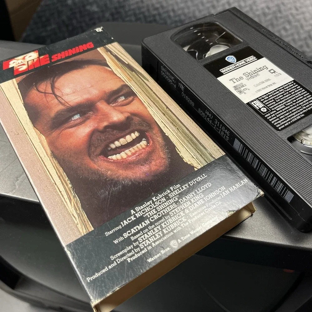 The Shining (VHS, 1990) Jack Nicholson, Stanley Kubrick 1980 Warner Video